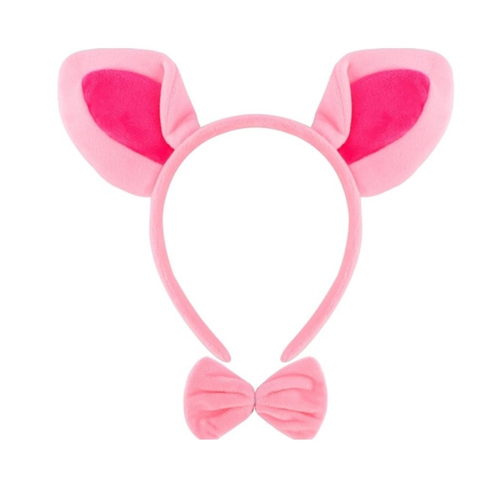 Pig ⚜️💖⚜️ Costume Accessories Pig Ears Headband & Bow Tie Set